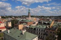 widok na rynek  Zamość : Zamość